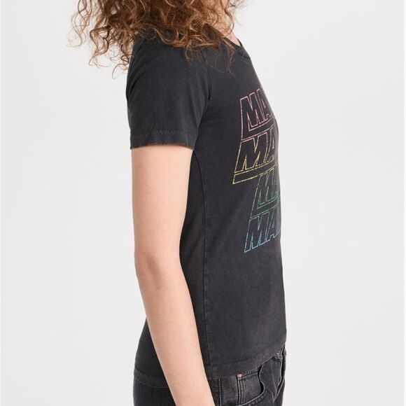 NWT Marant Etoile Logo-Print Cotton-Jersey T-Shirt - Gray Large $ 220.00 - Picture 6 of 9